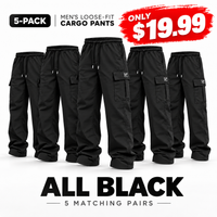 '-Black-5-PACK ONLY $19