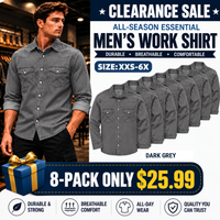 Stone Washed Grey 8PK