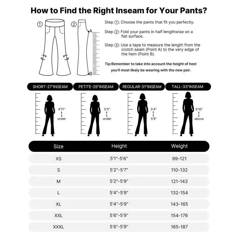 💚Women's High-Waist Wide Leg Pants – Business Casual Yoga Dress Pants with Pockets