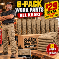 Khaki-8 PACK ONLY $29
