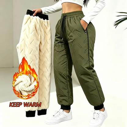 Women's Winter Fleece-Lined Thick Casual Pants