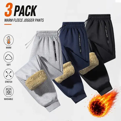 Women's Polar Fleece Thermal Joggers with Thick Warm Lining
