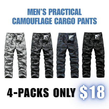 Men's practical camouflage cargo pants