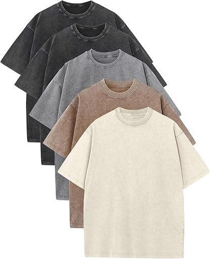 🔥Men's Oversized Vintage Acid-Wash T-Shirt