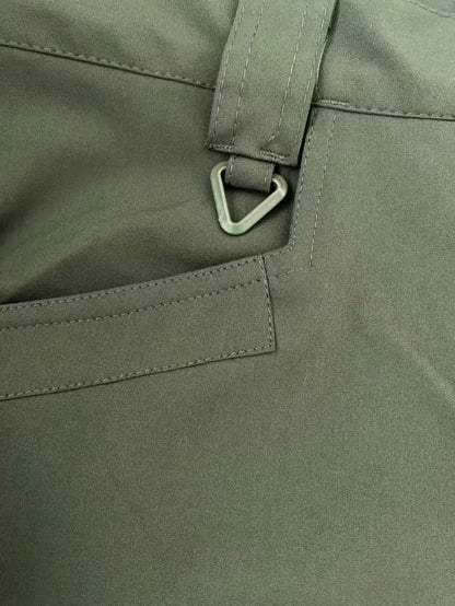 Men's 320G Fleece-Lined Windproof Outdoor Tactical Pants