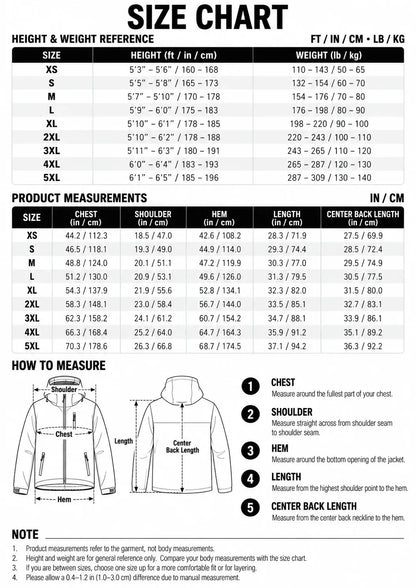 Men's Waterproof Windproof Fleece-Lined Hooded Jacket with Textured Fabric
