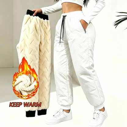 Women's Winter Fleece-Lined Thick Casual Pants