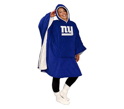 Black Friday Sale - 60" x 80" Wearable Hooded Blanket with Logo Patch