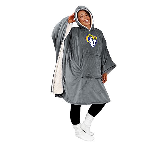 Black Friday Sale - 60" x 80" Wearable Hooded Blanket with Logo Patch