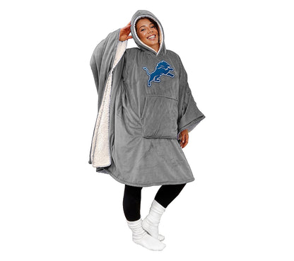 Black Friday Sale - 60" x 80" Wearable Hooded Blanket with Logo Patch