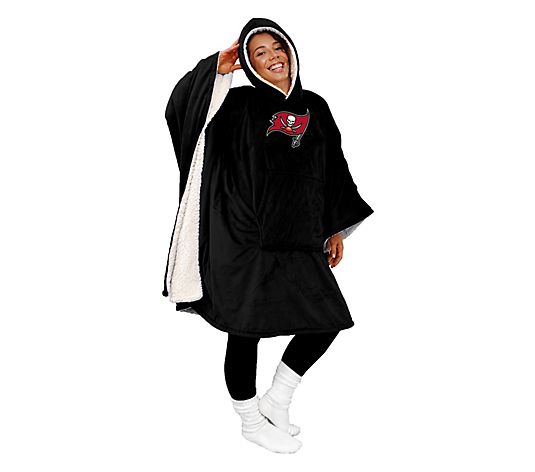 Black Friday Sale - 60" x 80" Wearable Hooded Blanket with Logo Patch